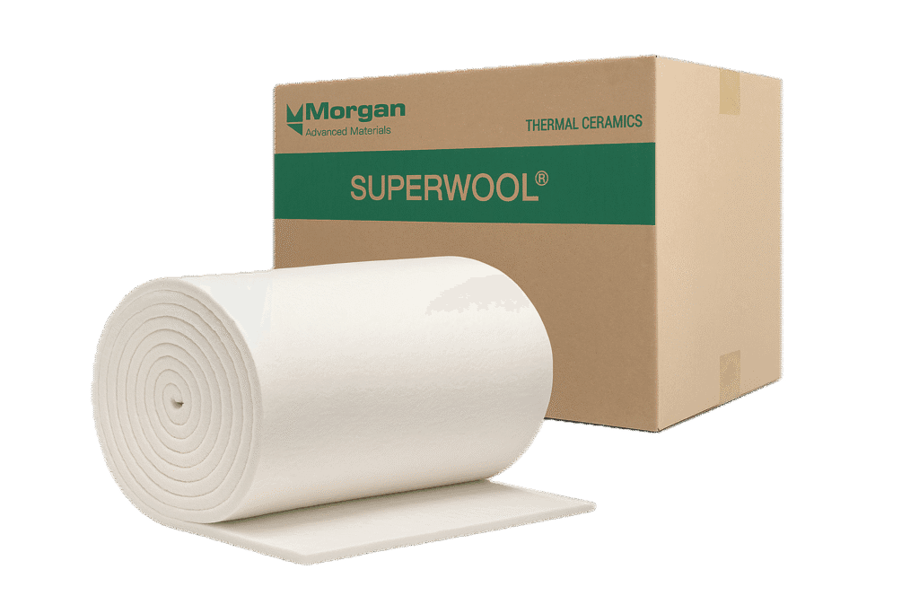 Mata Superwool Plus 1200°C w rolce z kartonem Morgan Advanced Materials